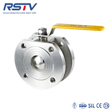 Stainless Steel Reduce Port PN16/PN40 Wafer Ball Valve